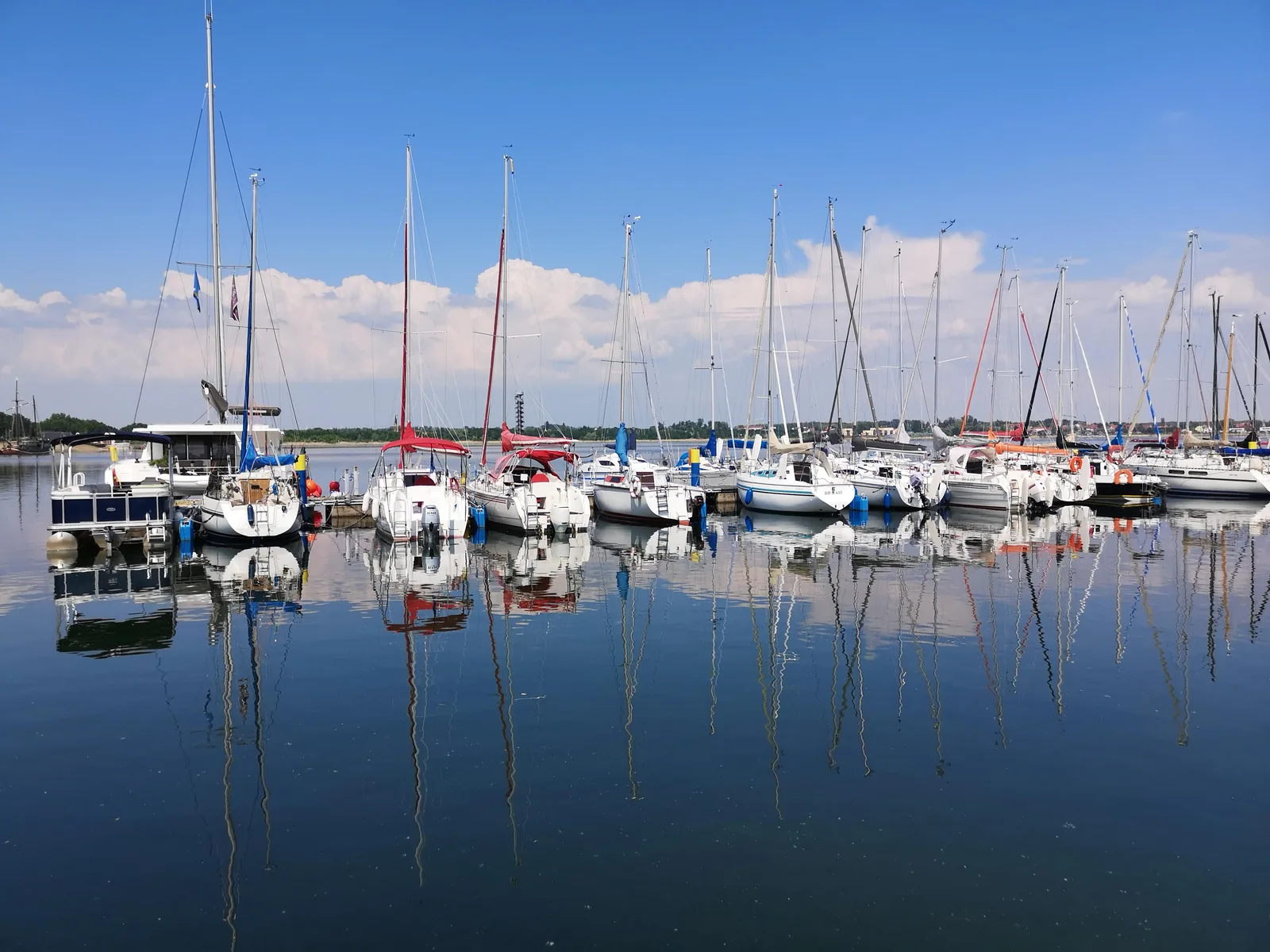 Yachthafen an der Goitzsche bei Bitterfeld